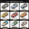 48-Piece Alloy Racing Toy Car Set with Storage Box - Perfect for Boys' Birthdays