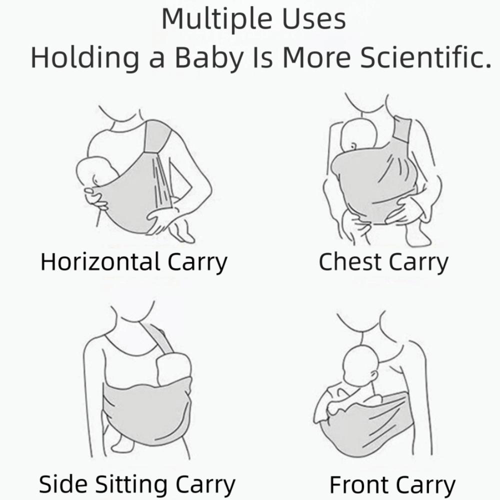 Breathable Newborn Sling Lightweight Breastfeeding Carriers Infant Nursing Cover  Toddler Baby