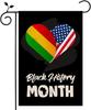 Nepnuser Black History Month Garden Ag African American National Holiday Party Decoration Equality Social Celebration Doub EEZ