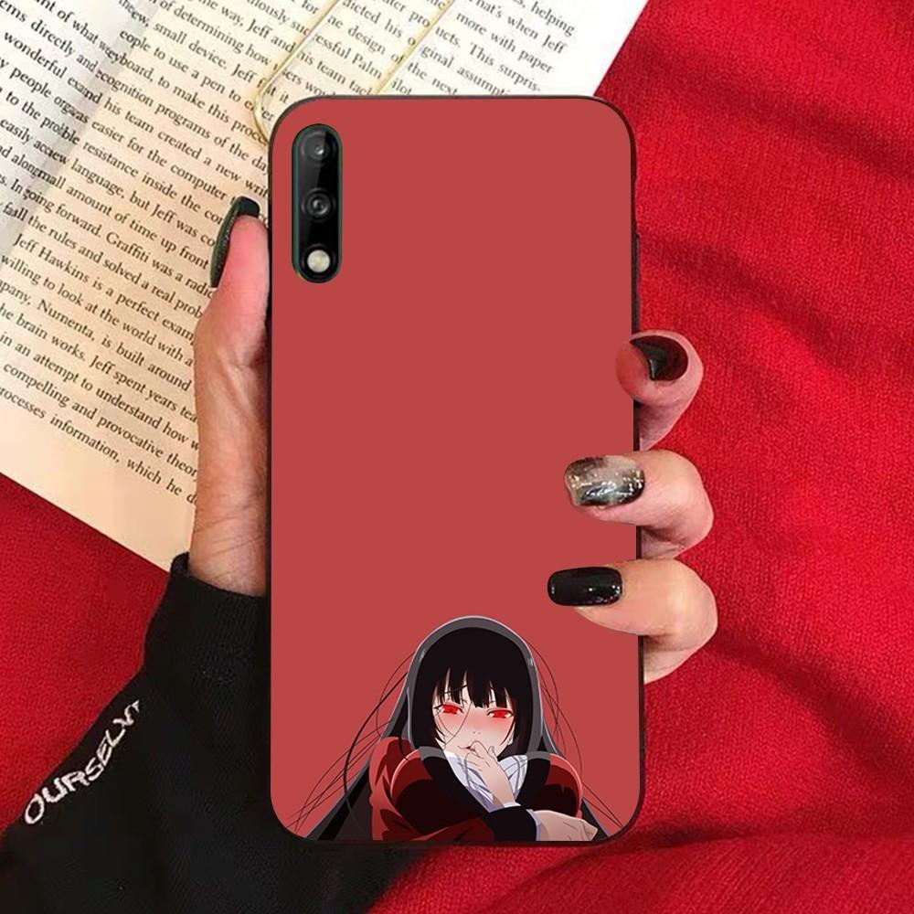 Japanese Anime Kakegurui Jabami Yumeko Phone Case For Huawei Honor 10 lite 9 20 7A 9X 30 50 60 70 pro plus Soft Silicone Cover