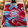 Flannel BlanketBayern Munich Warm Soft Throw Blanket for Indoor Sofa Bed Living Room Use