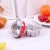 10Pcs/Set 100Ml Heart Shaped Aluminum Foil Cake Cup With Lids Baking Pans