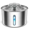 Stainless Steel Pet Water Dispenser Cat Fountain Automatic Water Dispenser Cat Drinking Water Smart Pet Supplies
