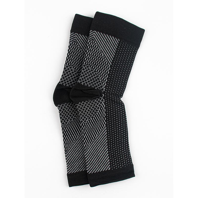 Ankle Support Socks Breathable Plantar Fasciitis Swelling Relief Compression Toeless Socks Women Men Elastic Running Socks