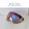 Motorcycle Anti UV Anti Scratch Helmets Lens  Fashion Visor Wind  Lens Universal for Standard 3 Snap Open Face Helmets