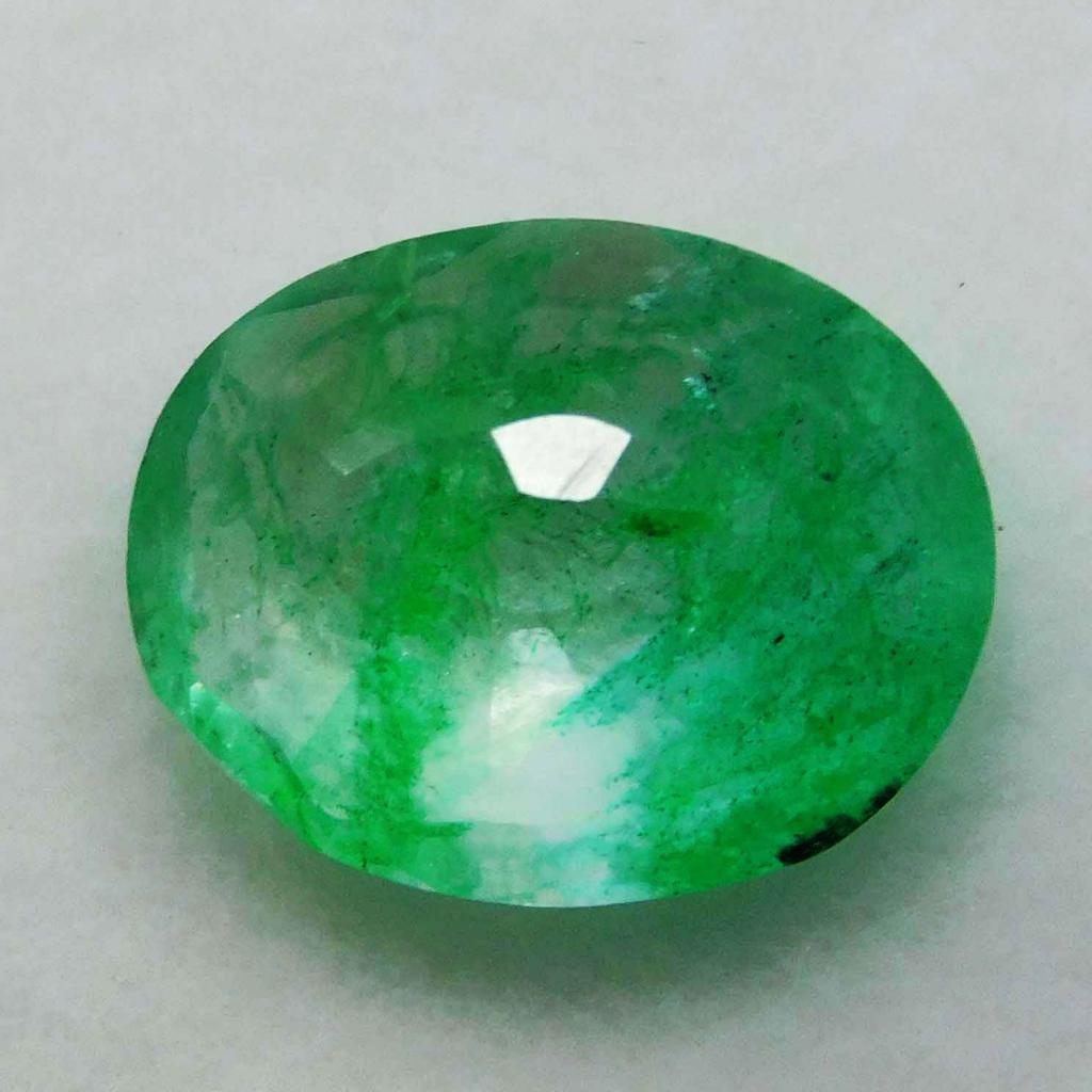 Oval Cut Muzo Emerald Green 7 Carat Natural Loose Gemstone Colombian