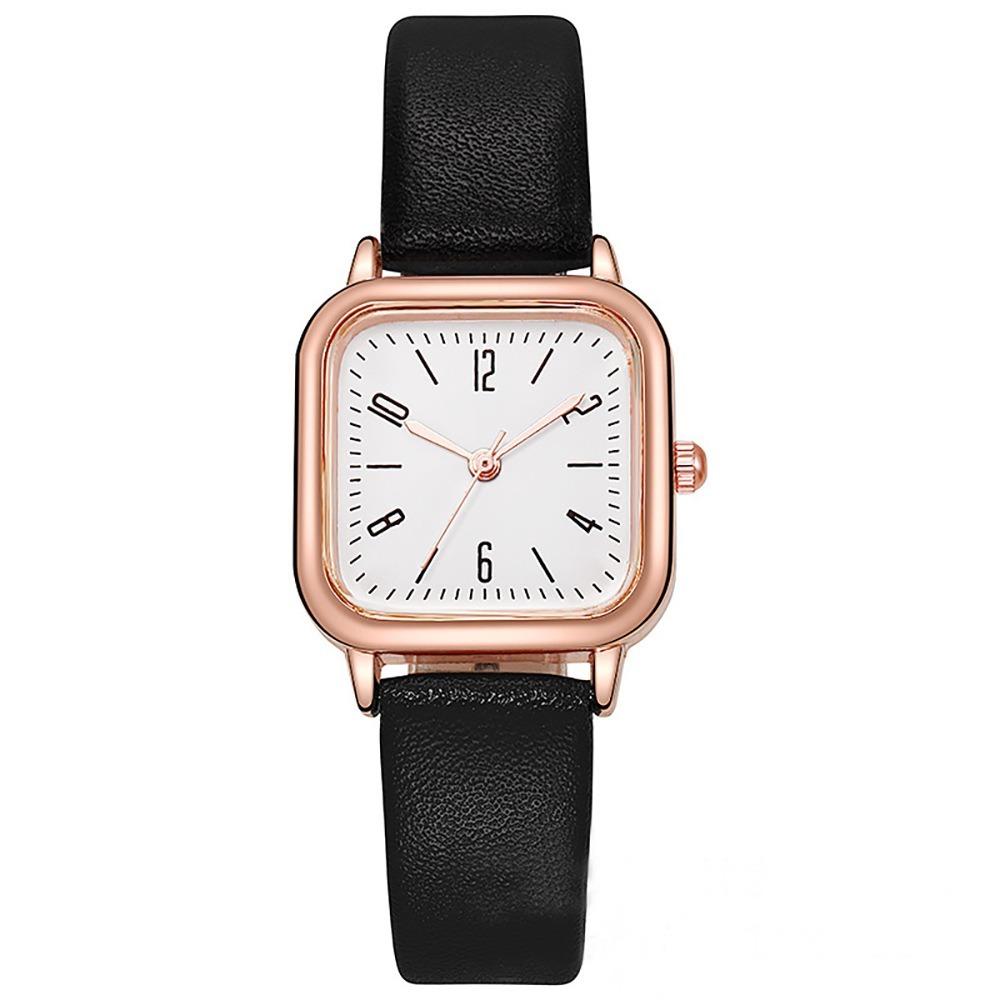 Casual Leather Strap Quartz Wristwatches Simplicity Square Quartz Watch Women's Watch  Women Gift