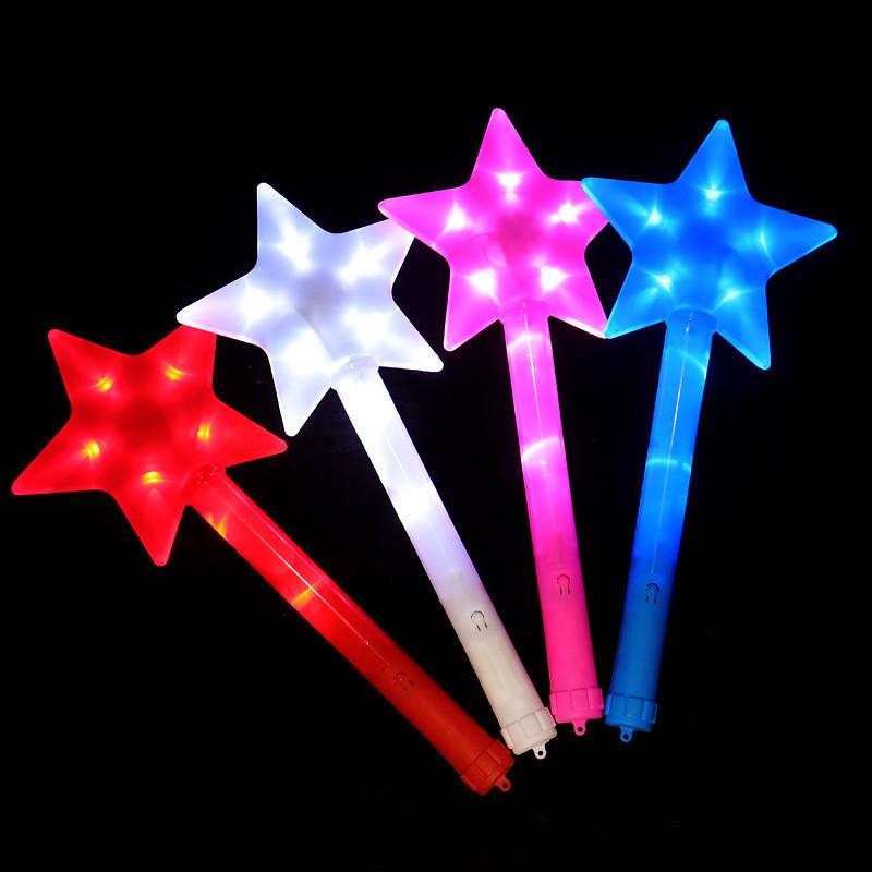 Five Star Pointed Glitter Stick Concert Prop Concert Light Stick Gifts Toys