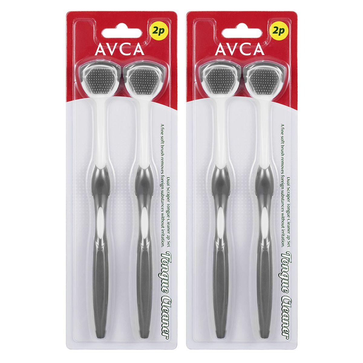 [Abka] Dual Scraper Tongue Cleaner 2-Pack 2 Pack