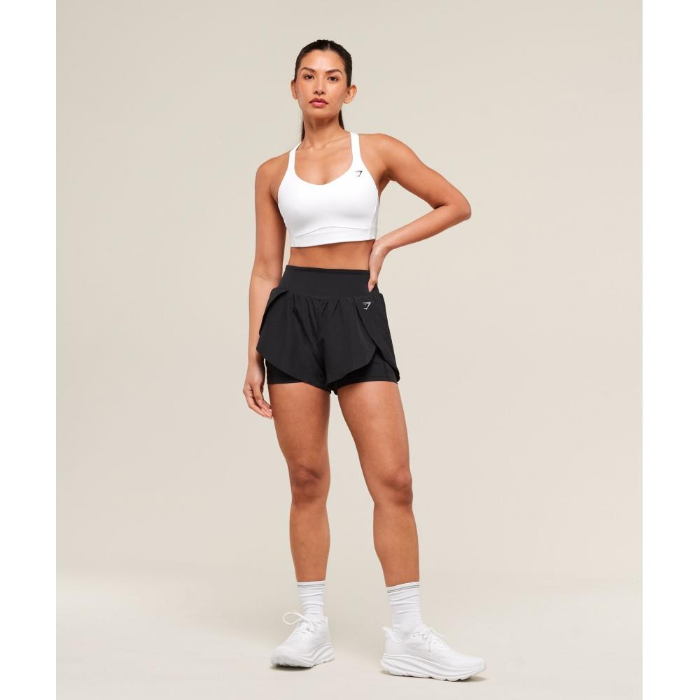 Gymshark RunnIng 2 In 1 Shorts Black B3c4d Bb2j