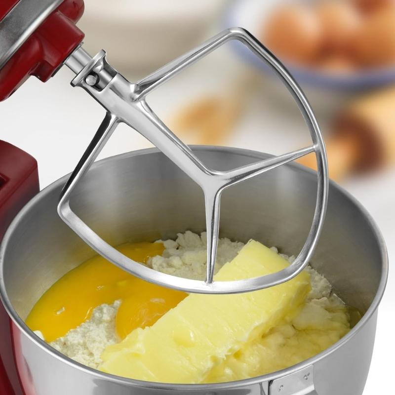 Stainless Steel Flat Beater Paddle for 7QT Bowl Lift Stand Mixer Beater Replacement Attachment Accessories