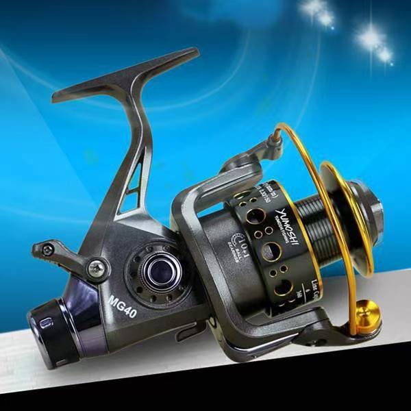 Hot Deal Dual Drag Spinning Fishing Reel with Metal Spool and Front/Rear Brake System