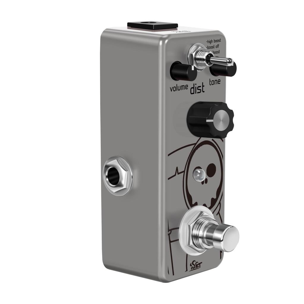 Iset Grim Heavy Metal Guitar Pedal for Electric Guitar and True Bypass Bass, (Heavy Metal)
