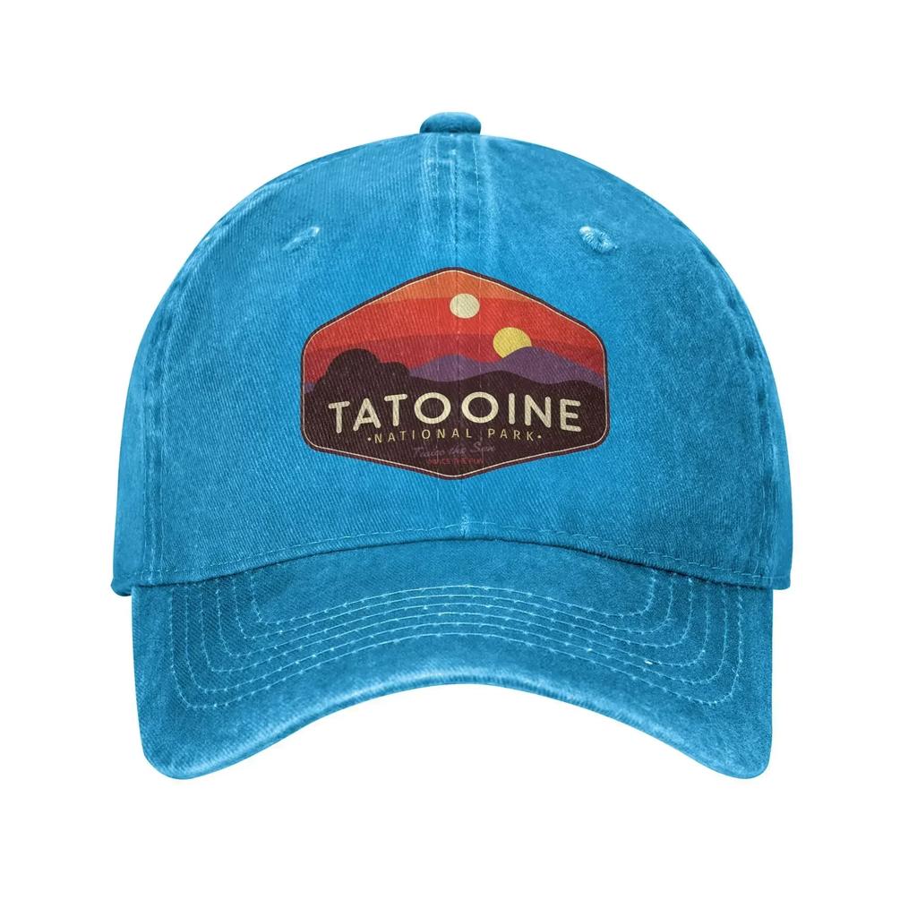 Tatooine National Park the Fun Baseball Cap Casual Distressed Washed Headwear Unisex Outdoor Running Golf Soft Caps Hat