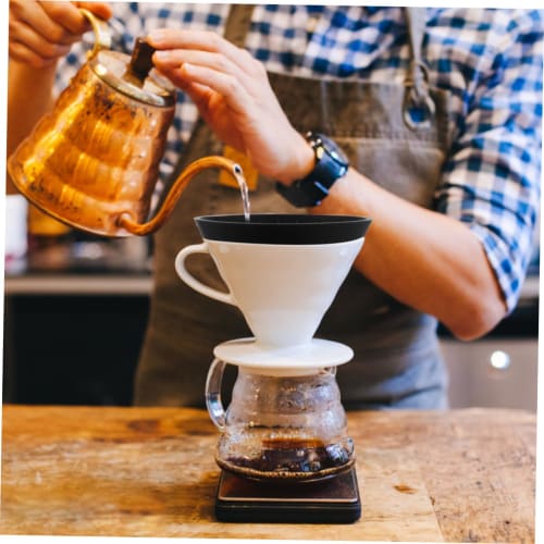 Anneome Coffee Funnel, Glass Coffee Cup, Silicone Coffee Dripper, Drip Cone Coffee Filter, Silicone Strainer, Espresso Shot Glass, Ceramic Coffee Mug