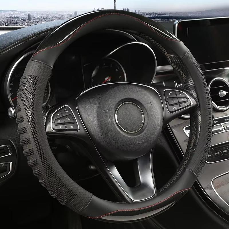 Coprivolante Tridimensionale a Nido d'Ape Copertura in Pelle Resistente con Rivestimento Antiscivolo Universale 14.5-15in