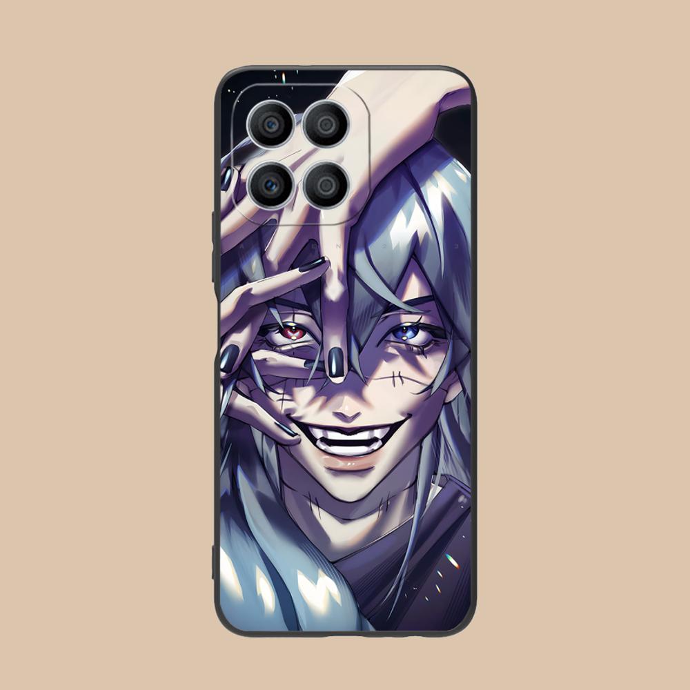JJK Mahito Phone Case for Honor 90 80 70 60 50 30 20 10 9 8 7 Pro S SE Lite 5G Soft TPU Shockproof Cover
