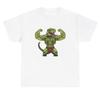 Tyrannosaurus Flex T Shirt Funny Dinosaur Gym Bodybuilder Pump Cover Meme Tee