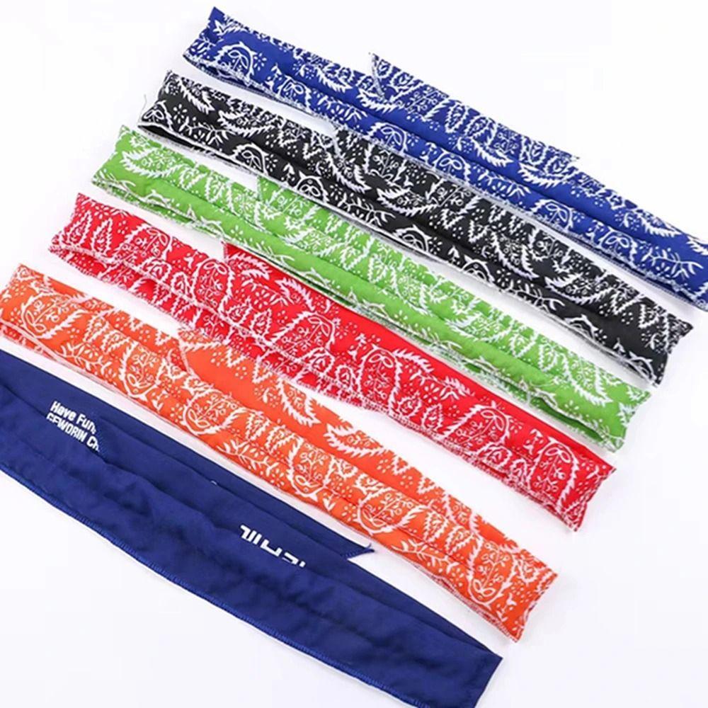 Wristband Ice Scarf Physical Cooling Neck Wrap Durable Cooling Bandana  Outdoor