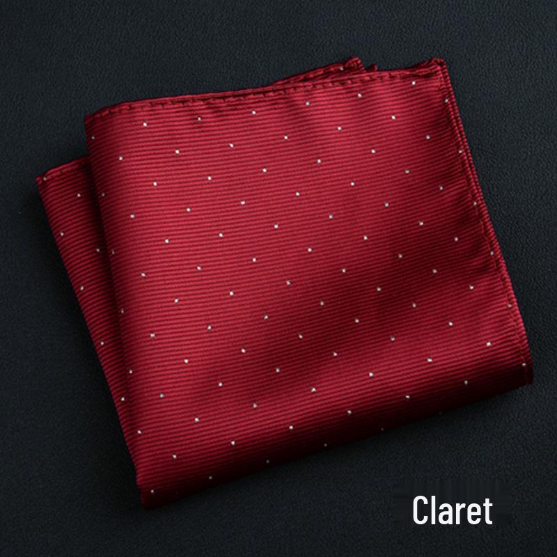 Мужской Формальный Платок-Паше Нагрудный Платок Британский Корейский Стиль бордовый