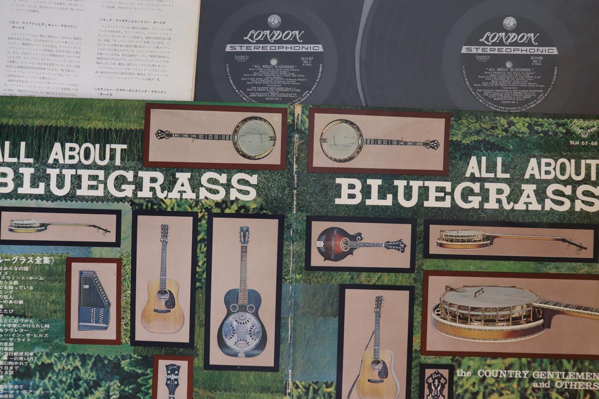 

LP Record VARIOUS - All About Bluegrass SLH678 LONDON Japan Country Used