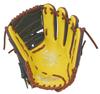 Rawlings MLB COLOR SYNC Baseball inches HOH® Glove, Softball, Pitcher's Model, GR6HMJ205FB, Yellow/Navy, 11.75 (Right-handed throw)