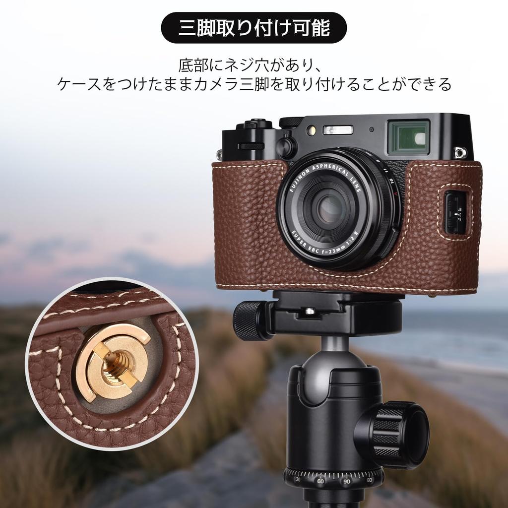 VOVMOEYA Compatible Camera Case Full Body Cover Digital Camera X100VI Case Camera Protective Cover with Strap X100VI,