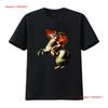 Napoleon Porträt T-Shirt vintage Gewaschen Grafik Leicht homme Dehnbar Lässig Bequem fa