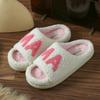 Fashion New Winter Lovely Women Slippers Girls Fashion Flowers Home Slides Couples Soft Seagulls Flat Sandals Men Christmas Flip Flops
