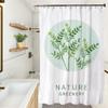 LISM Green Plant Series Digital Print Shower Curtain
