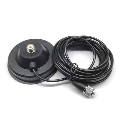 12CM Big Magnetic Mount Base with 5M Extension Coaxial Cable for Baofeng TYT QYT KT-7900D Baojie BJ-218