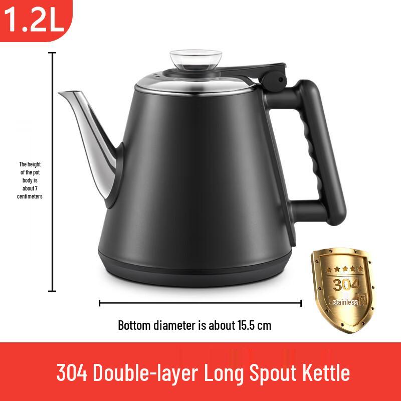 Jikoo 304 Edelstahl Wasserkocher mit kurzem Ausguss