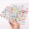5pcs/6pcs Cute Cartoon Rabbit Animals Sticker PVC Diary Sticker Scrapbook Decoration Stationery Stickers for Cup Mobile Phone