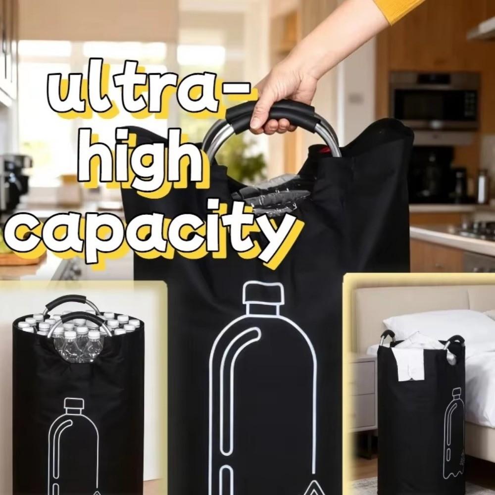 Large Capacity Folding Storage Bag 82L Wastewater Bottle Collector Bag Laundry Bin  Storage