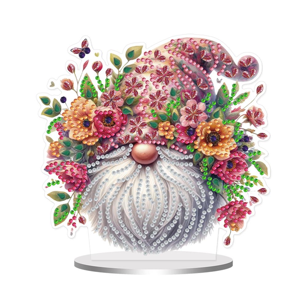 Special Shape Acrylic Diamond Painting Desktop Decorations Diamond Painting Tabletop Ornaments Kit for Home Office Desktop Decor