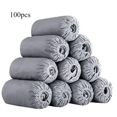100ps Disposable Shoe Covers for Indoor and Outdoor Events Protect Venue Floors From Damage