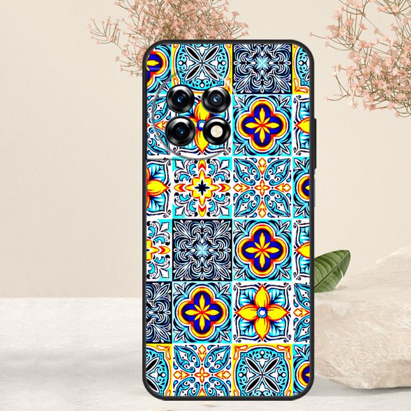 Moroccan Mosai Tile Pattern Case For OnePlus 15R 13R 13T 15 13 12 12R 11 10T 8 9 10 Pro Nord 5 CE 4 3 Lite N20 N30 Cover