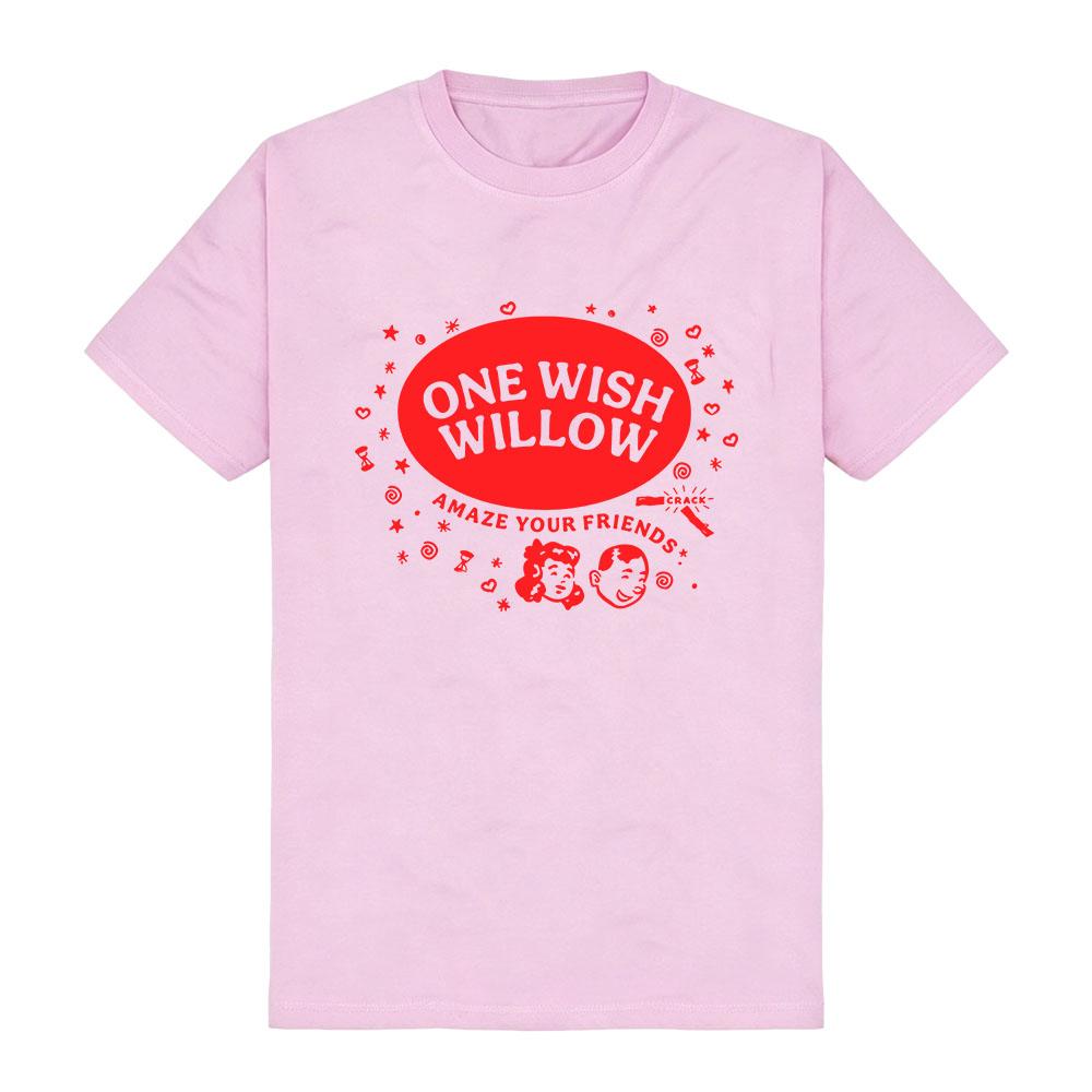 One Wish Willow Tees Horror Movie Obsession Design T-Shirt Women Men Clothing Short Sleeve Cotton Loose Unisex Streetwear Tshirt