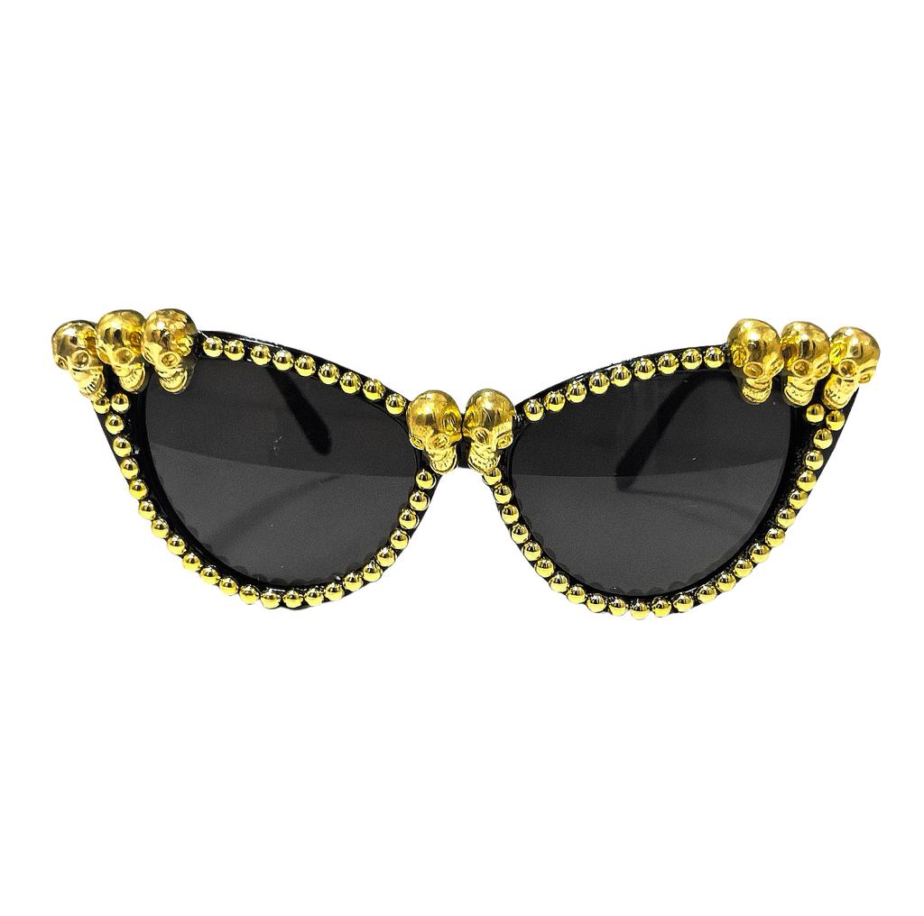 Trendy New Diamond-Encrusted Skull Sunglasses Fashionable Adult Decorative Sunglasses Party And Holiday Decorative Sunglasses