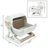Caixa de Areia para Gatos Semi-Automática de Limpeza Rápida Kit de Treinamento para Gatos Banheiro Areia Cama Banheiros Mascotes Gatinho