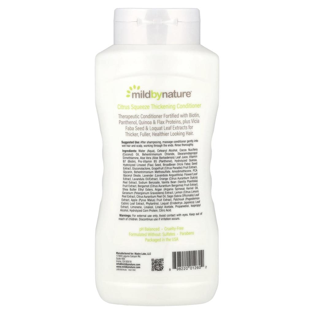 Hair Strengthening Conditioner, B-Complex & Biotin, Citrus Squeeze, 473 Ml (16 Fl Oz)