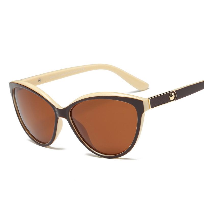 Non-polarized Gradient Women's Cat Eye Sunglasses Dazzling Trend Sunglasses Women's Driving Sunglasses