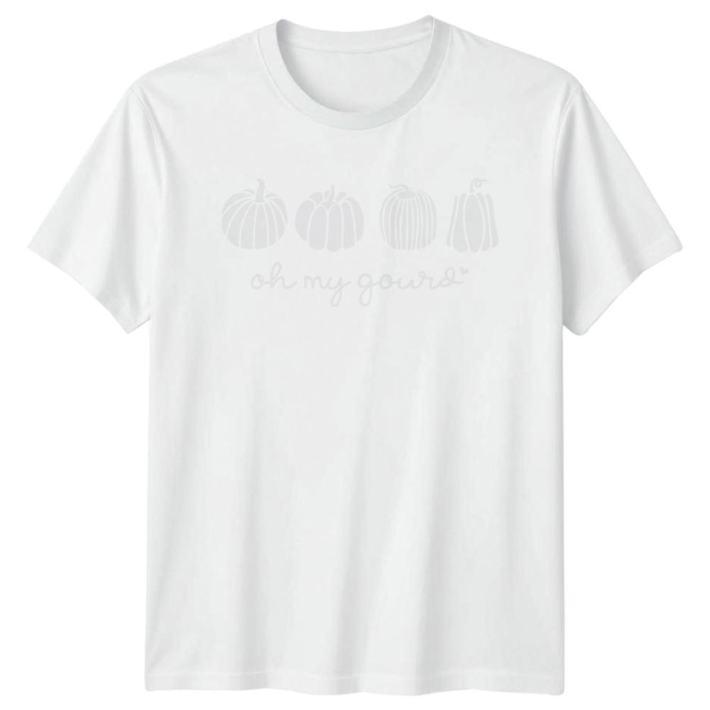 Oh My Gourd Fall Holidays Unisexs TShirt Unisexs Tee Graphic Unisex Top Pun Humor S
