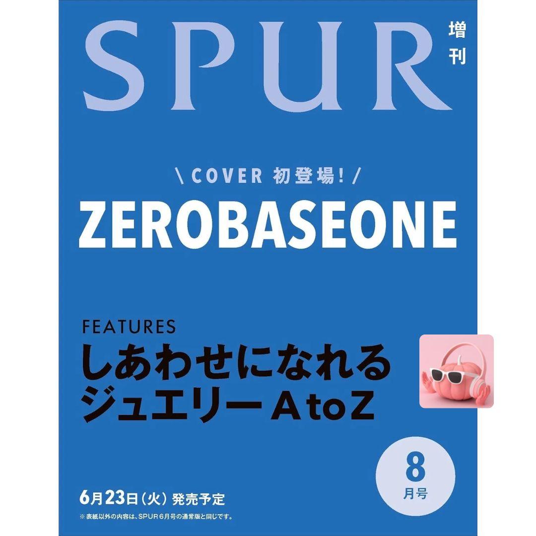 PRE-ORDER SPUR August 2026 Special Issue Cover ZEROBASEONE ZB1 Japanese Magazine