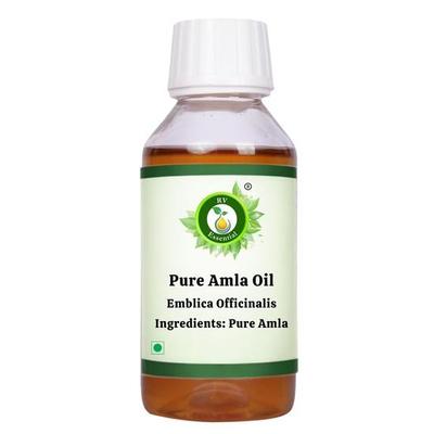 R V Essential Ulei Pur de Amla 100ml Emblica Officinalis (Serie de Ierburi Rare 100% Pure și Naturale)