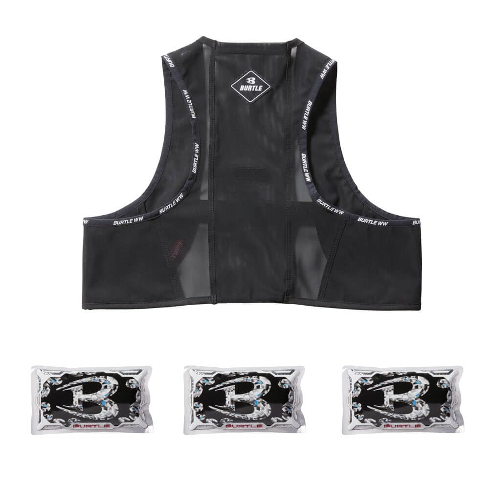 

BURTLE 2025 Aircraft Freezer Vest Ice Packs of for AIRCRAFT XL & (Set 3) AC350S, чёрный