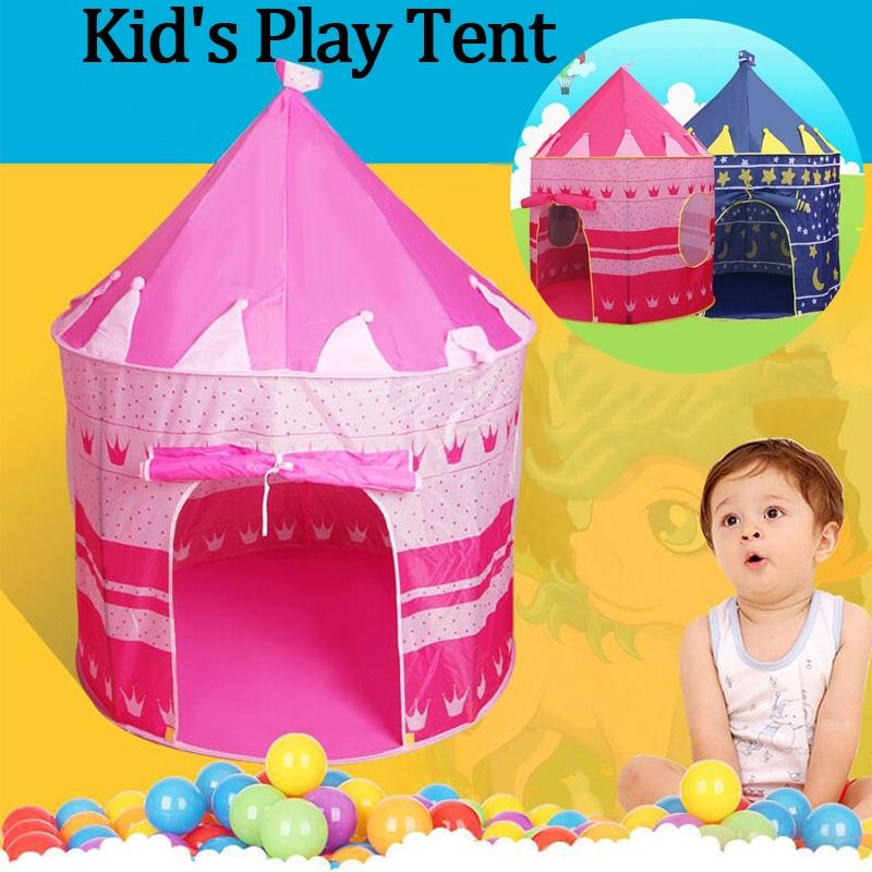pink ball pit tent