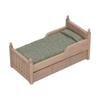 1:12 Miniature Dollhouse Birch Bed Mini Furniture Doll House Decoration AccessoriesBrown