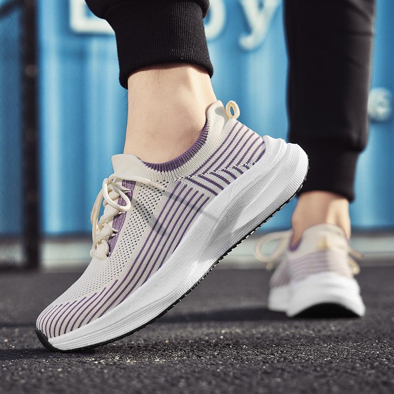 Nuova Moda Uomo Quattro Stagioni Scarpe Comode con Suola Spessa Studenti Ragazzi di Tendenza Suola Morbida Traspiranti Casual Scarpe da Corsa