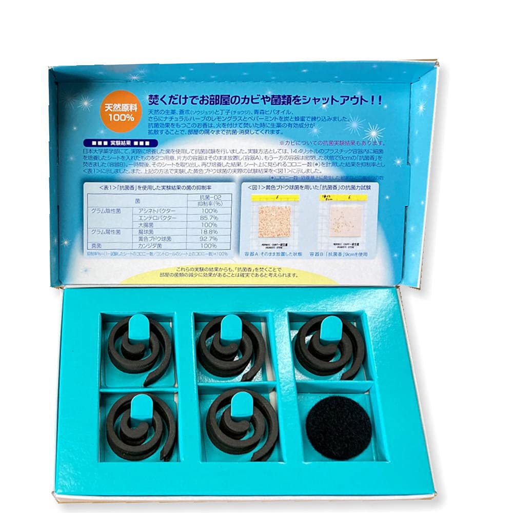 

Kunjudo Incense Antibacterial Scent Spiral Shape